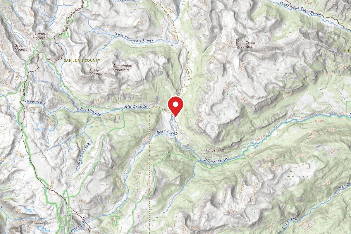 Dispersed Site near 37.7642, -107.4668