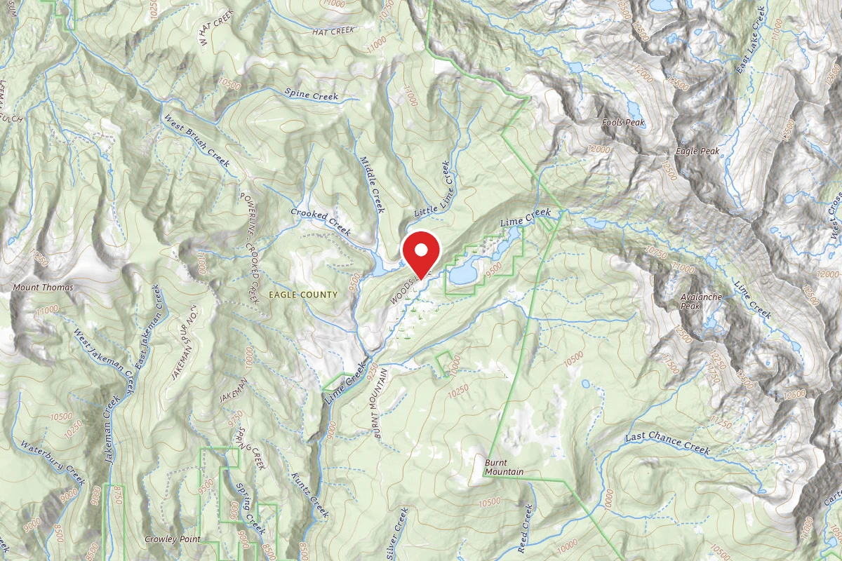 Dispersed Site near 39.4218, -106.6433