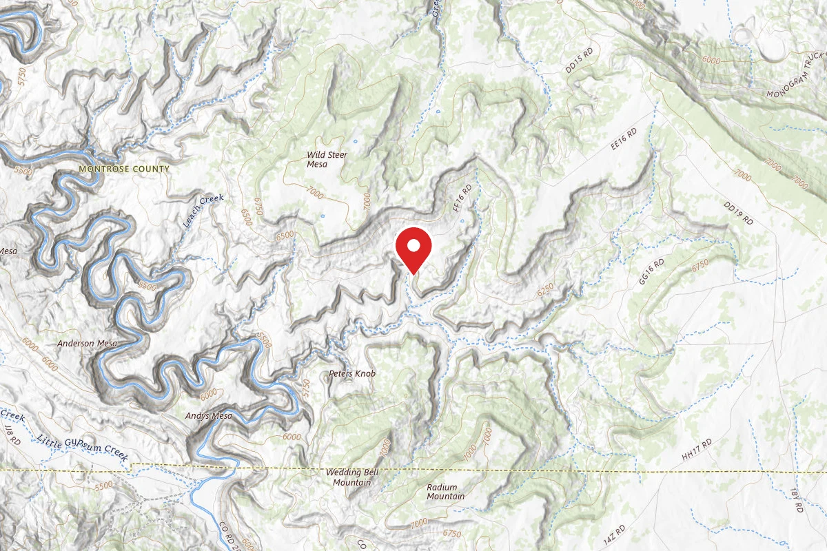 Dispersed Site near 38.1918, -108.8364
