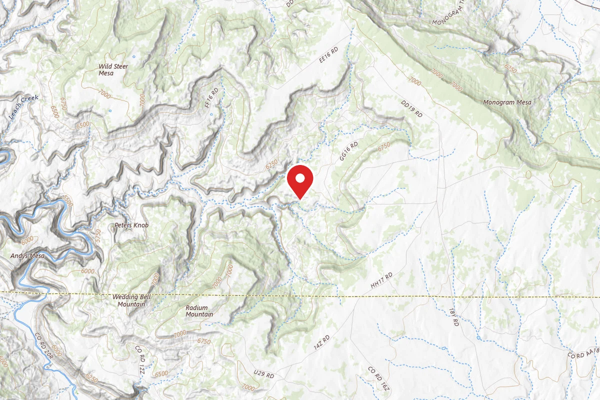 Dispersed Site near 38.1794, -108.7938