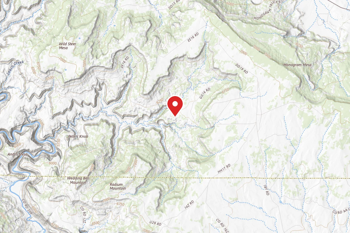 Dispersed Site near 38.1817, -108.7947