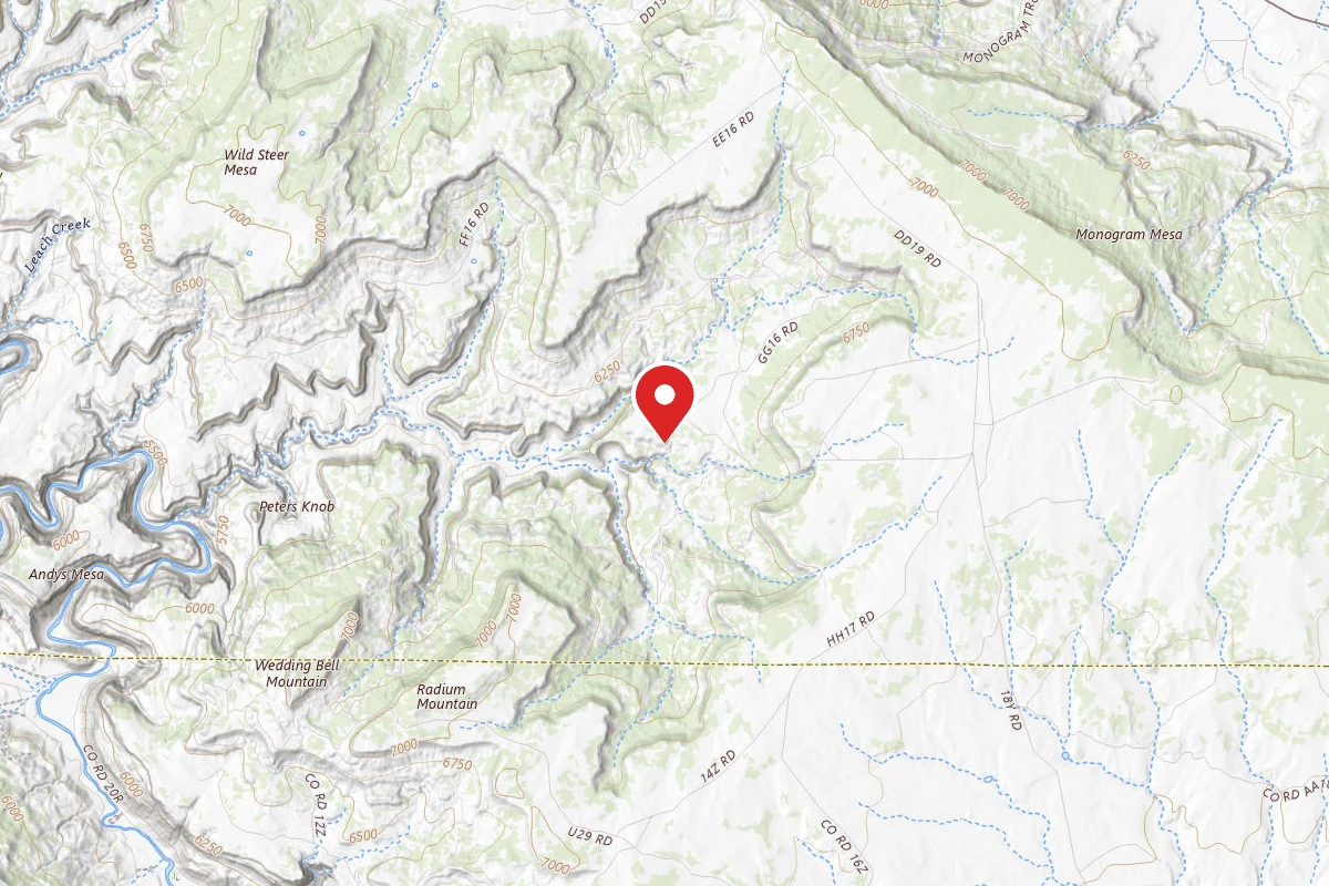Dispersed Site near 38.1803, -108.7947