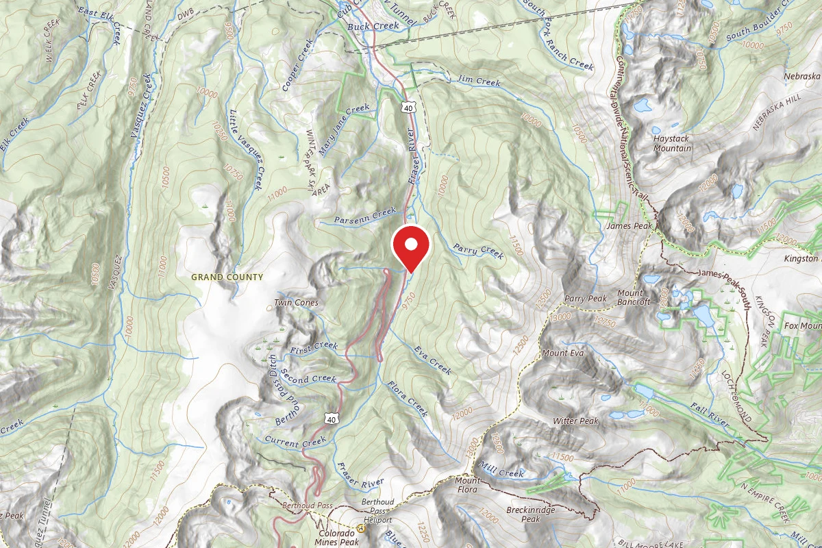 Dispersed Site near 39.8438, -105.7512