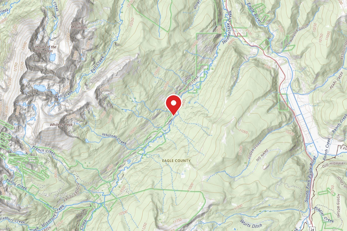 Dispersed Site near 39.4379, -106.3989