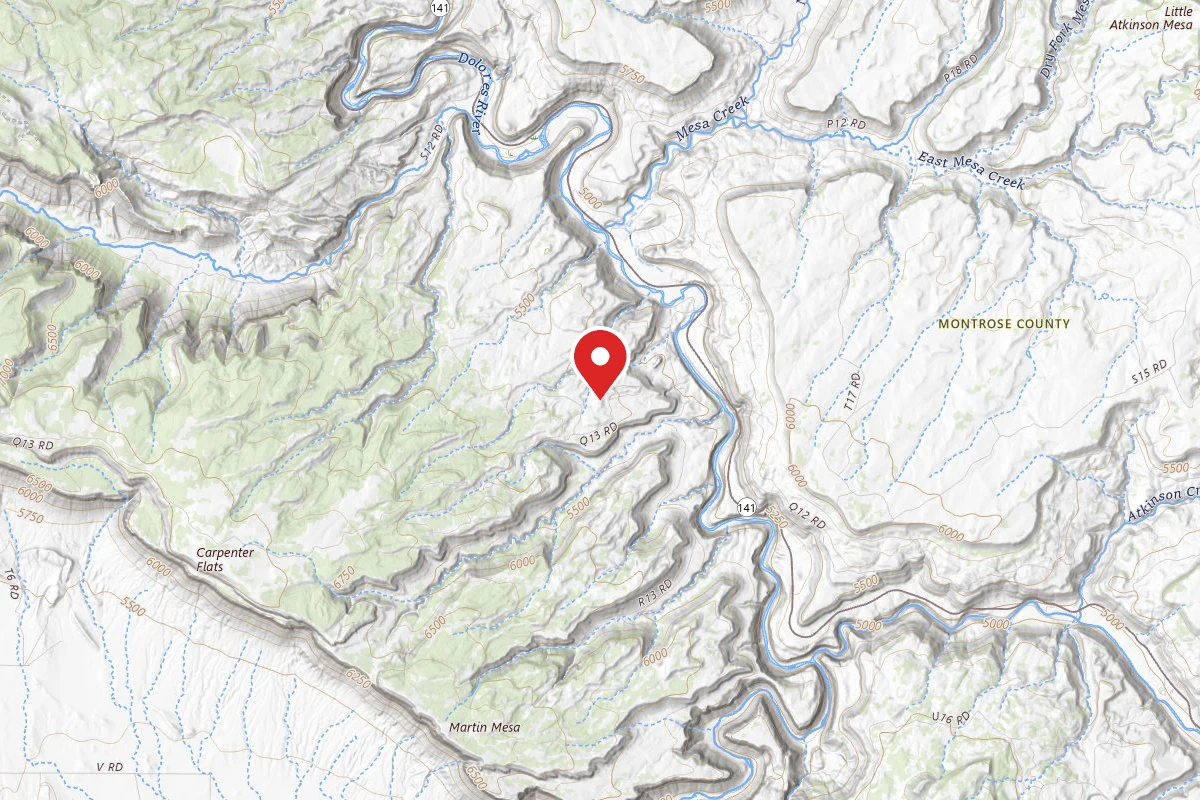 Dispersed Site near 38.4149, -108.8400