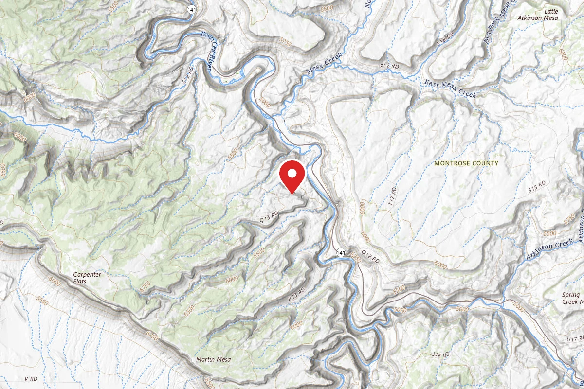 Dispersed Site near 38.4164, -108.8322