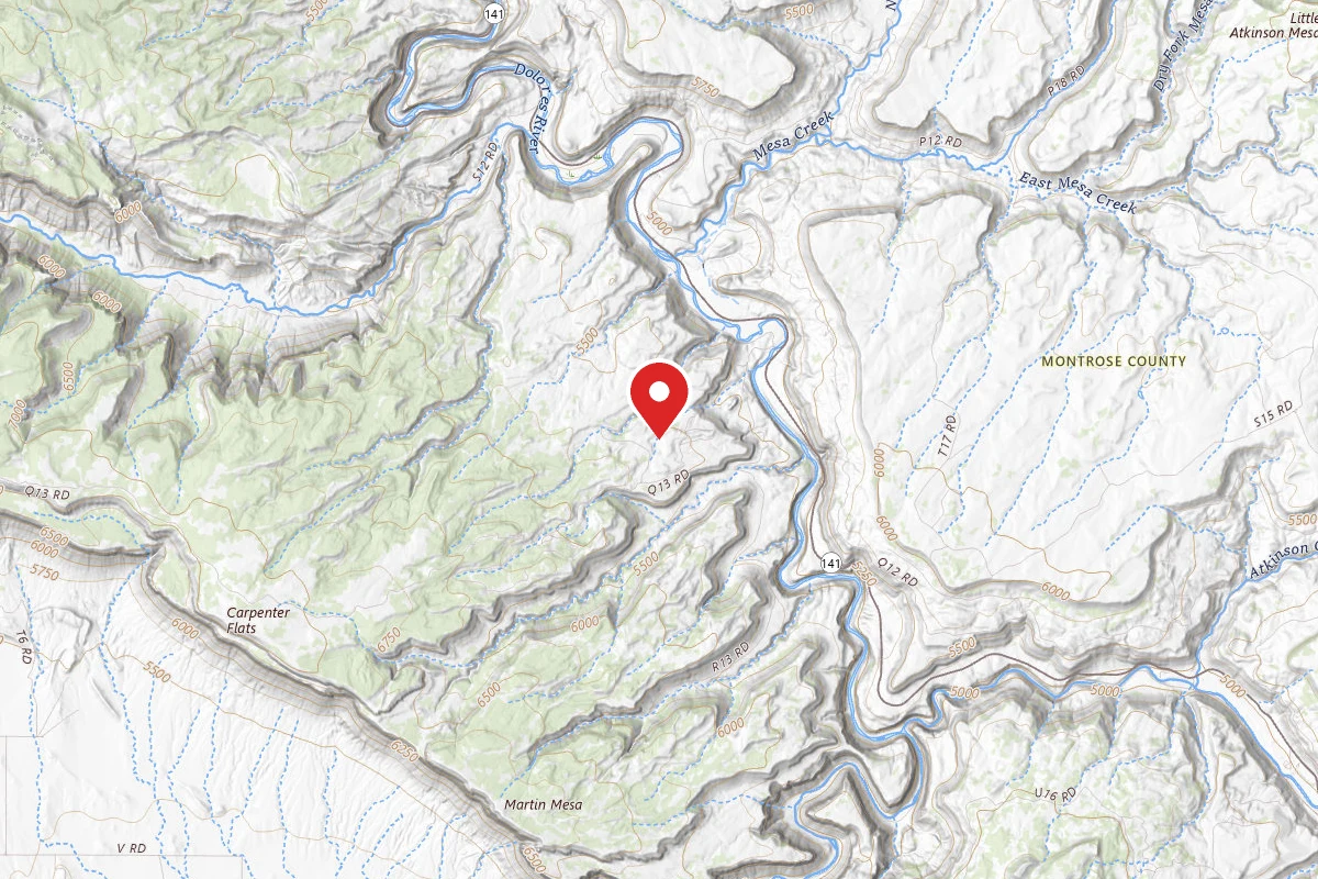 Dispersed Site near 38.4156, -108.8417