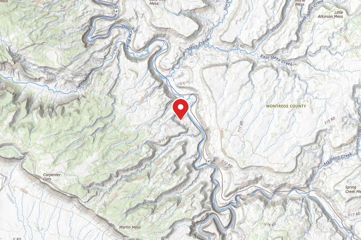 Dispersed Site near 38.4189, -108.8310