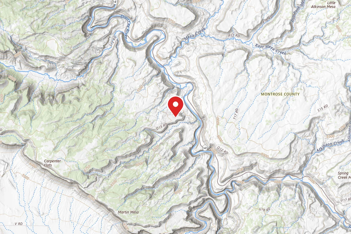 Dispersed Site near 38.4146, -108.8321
