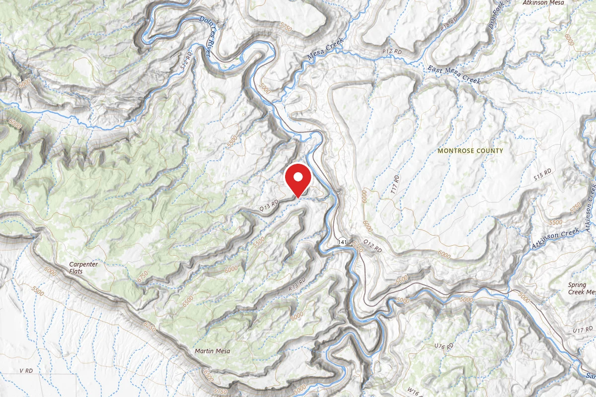 Dispersed Site near 38.4122, -108.8302