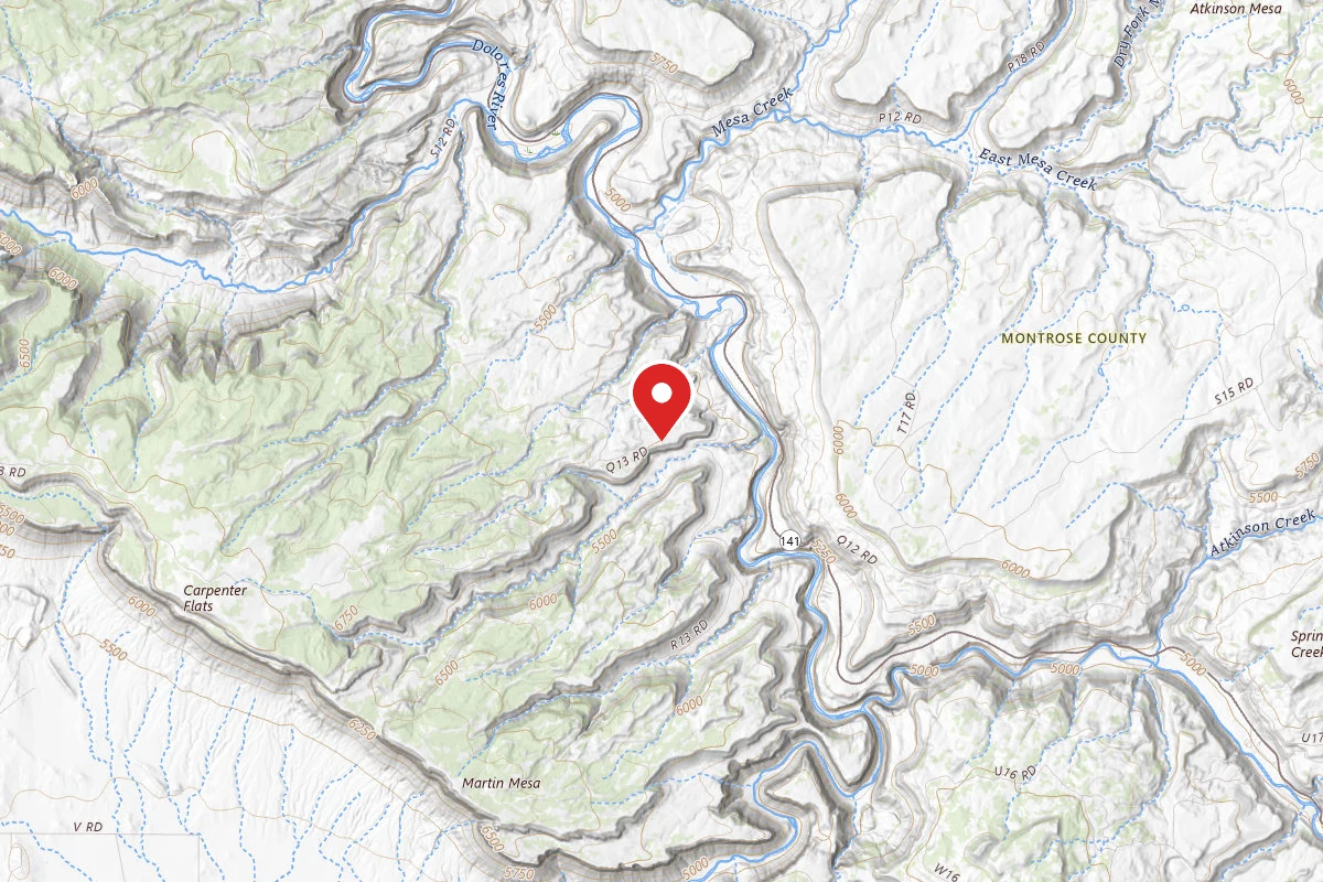 Dispersed Site near 38.4126, -108.8348