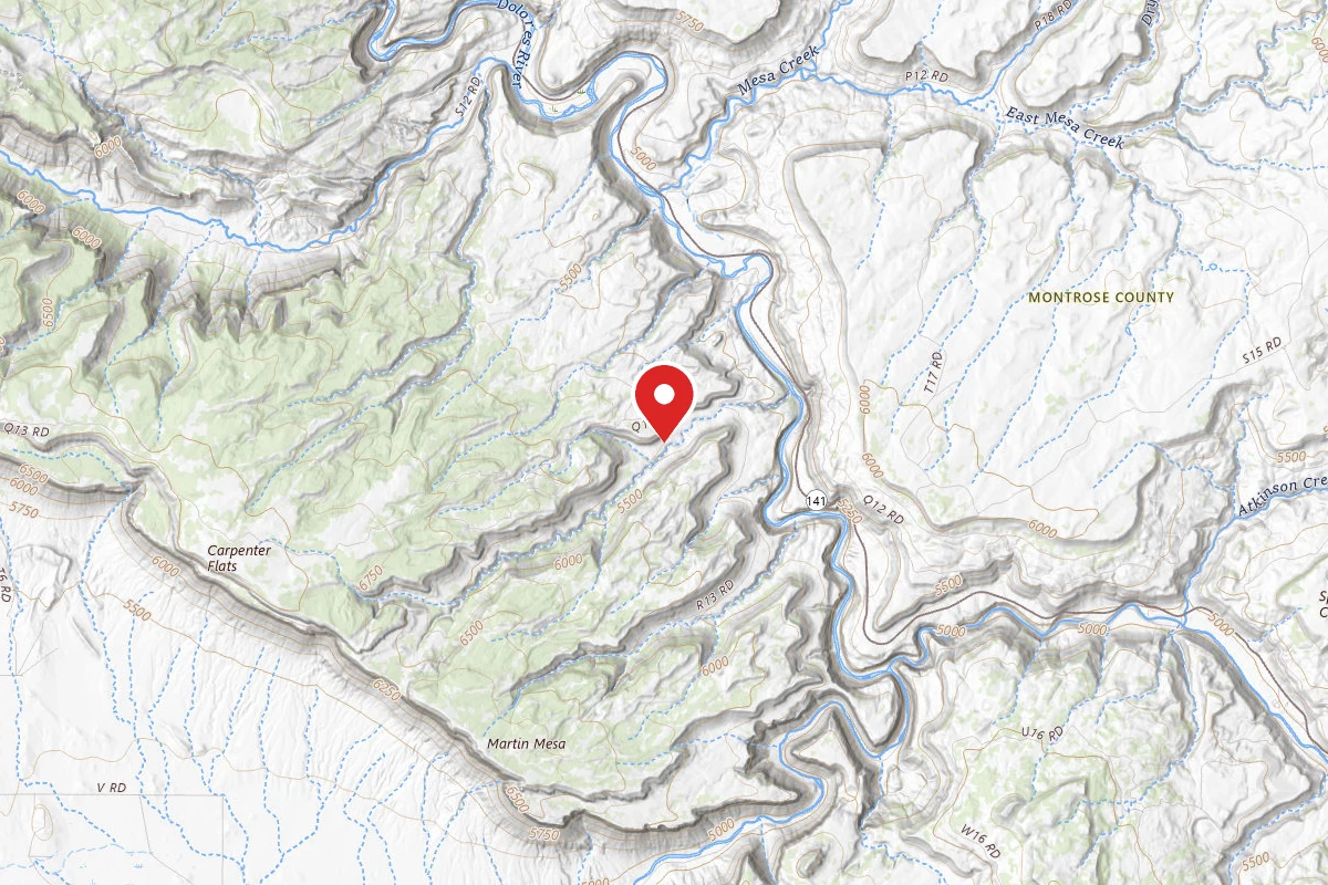 Dispersed Site near 38.4074, -108.8385