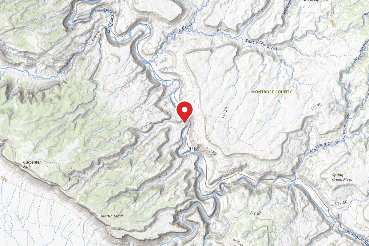 Dispersed Site near 38.4115, -108.8192