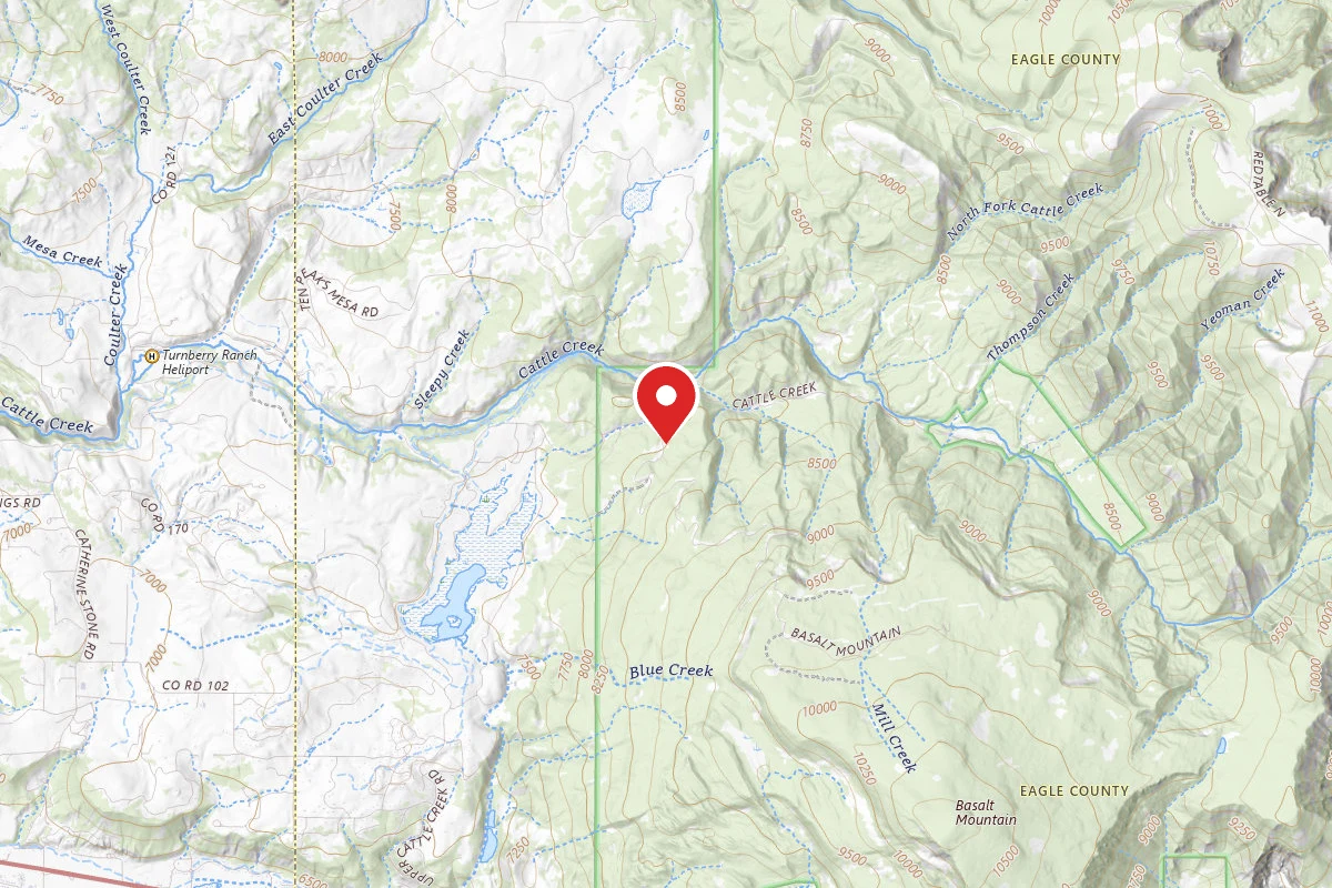 Dispersed Site near 39.4585, -107.0563