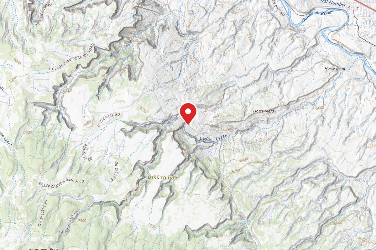 Dispersed Site near 38.9817, -108.6189
