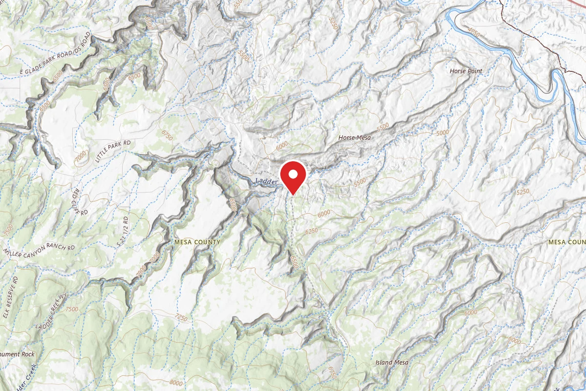 Dispersed Site near 38.9719, -108.5991