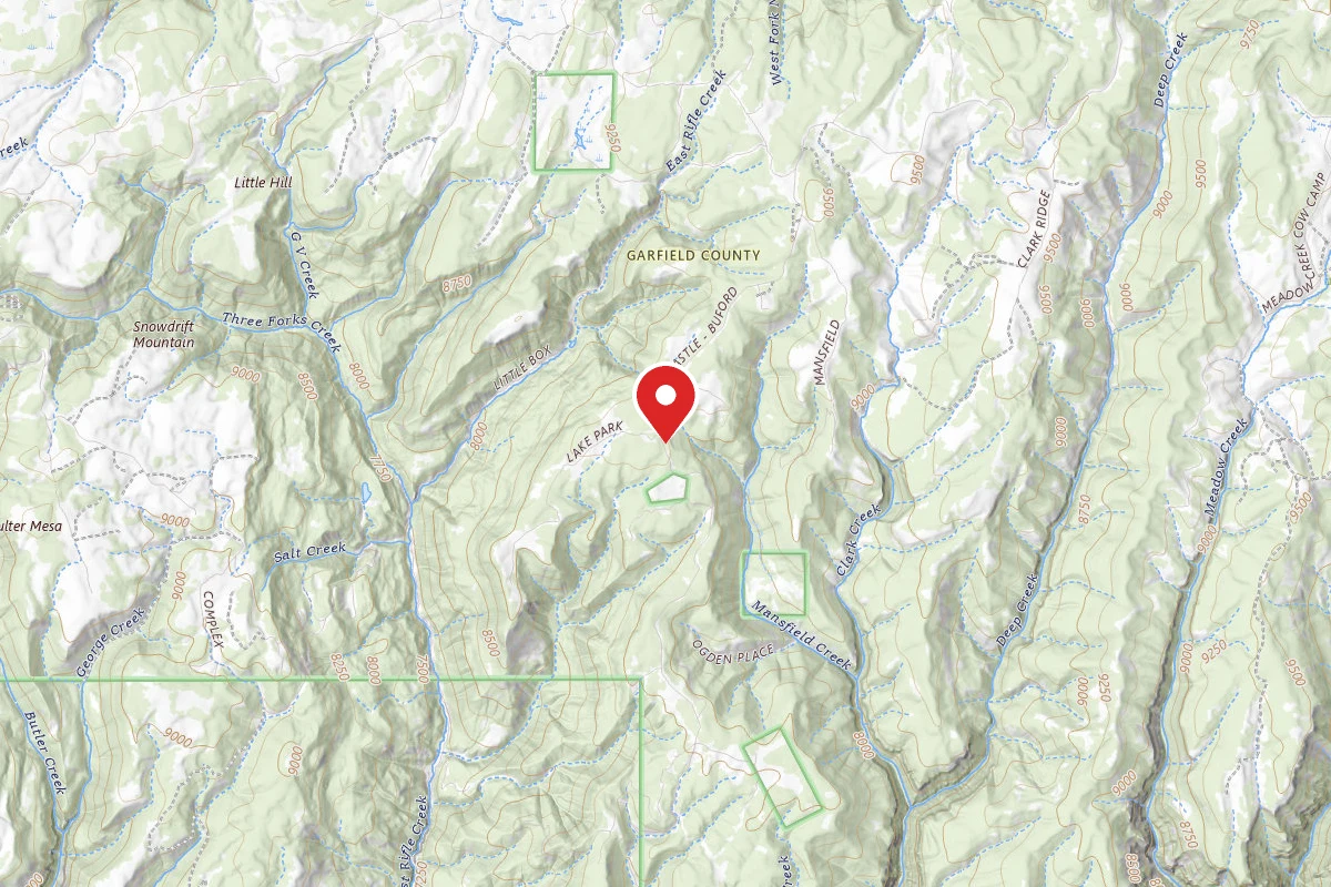 Dispersed Site near 39.7676, -107.6525
