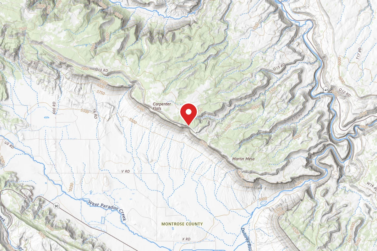 Dispersed Site near 38.3851, -108.8898