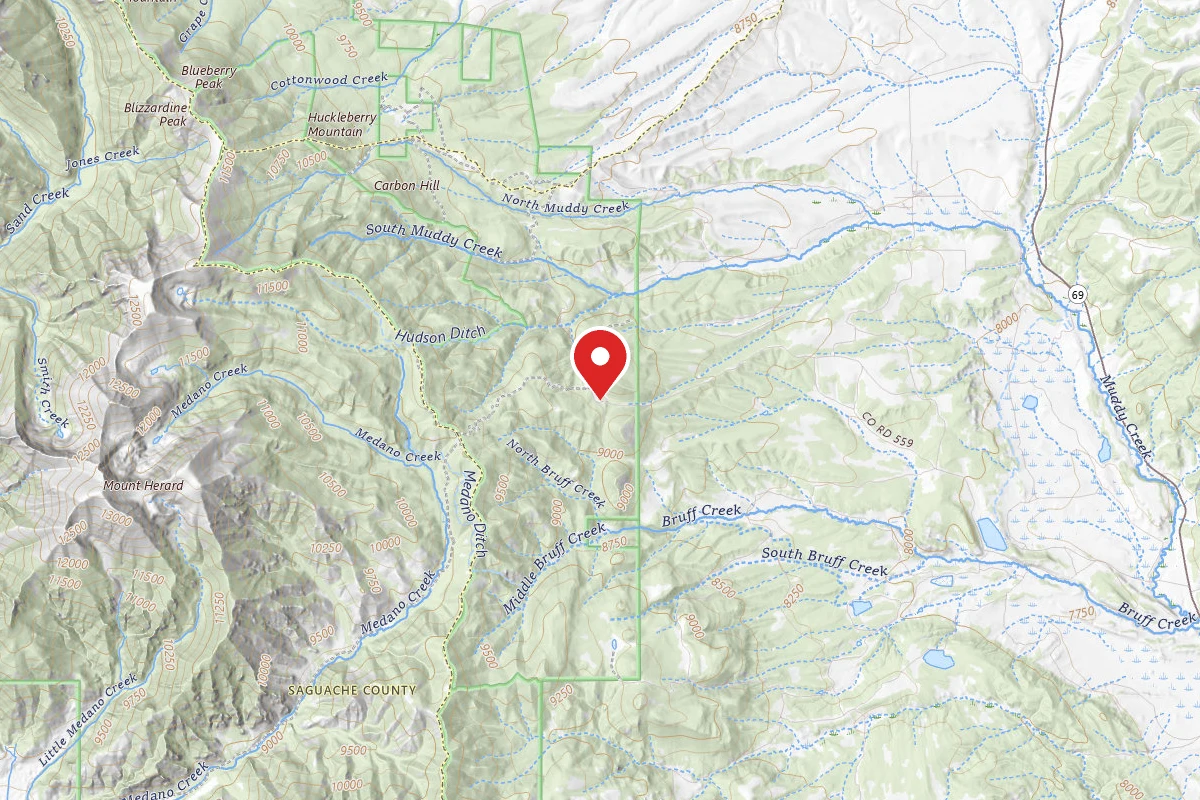 Dispersed Site near 37.8618, -105.4087