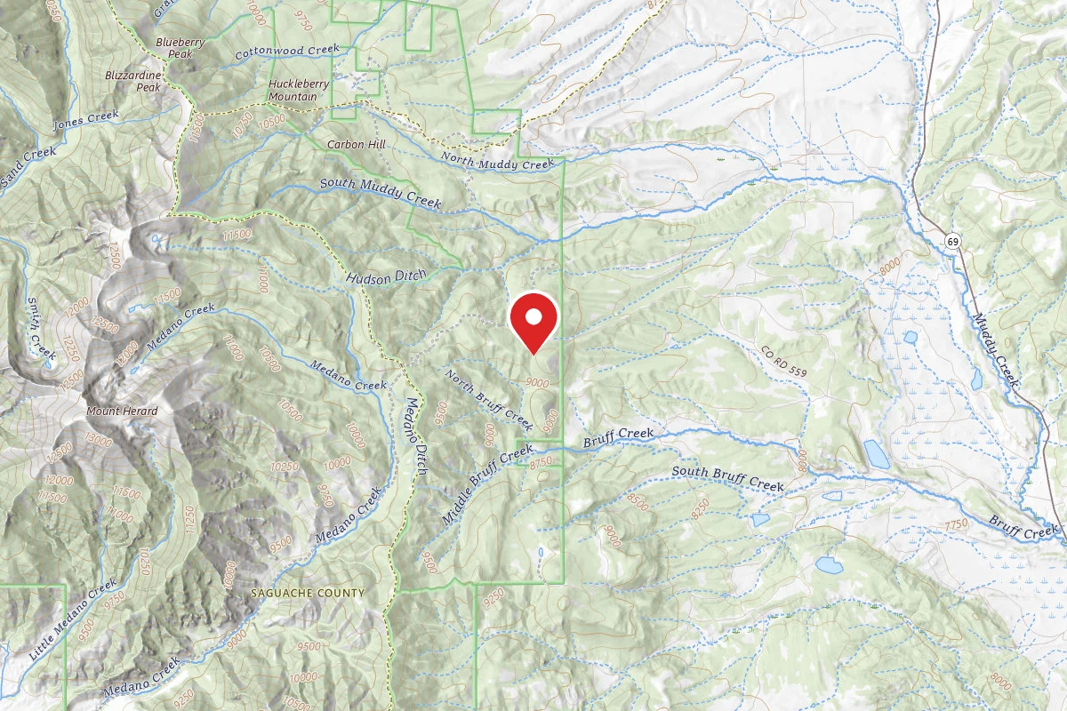 Dispersed Site near 37.8586, -105.4077