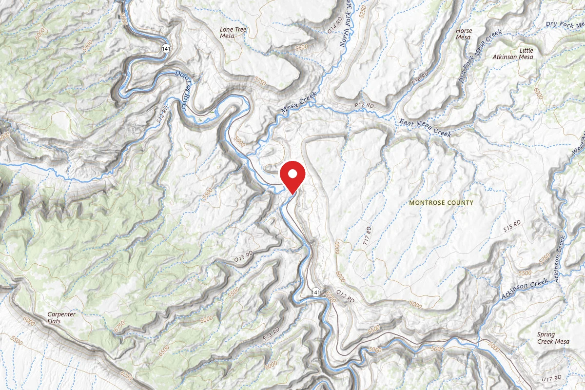 Dispersed Site near 38.4273, -108.8231