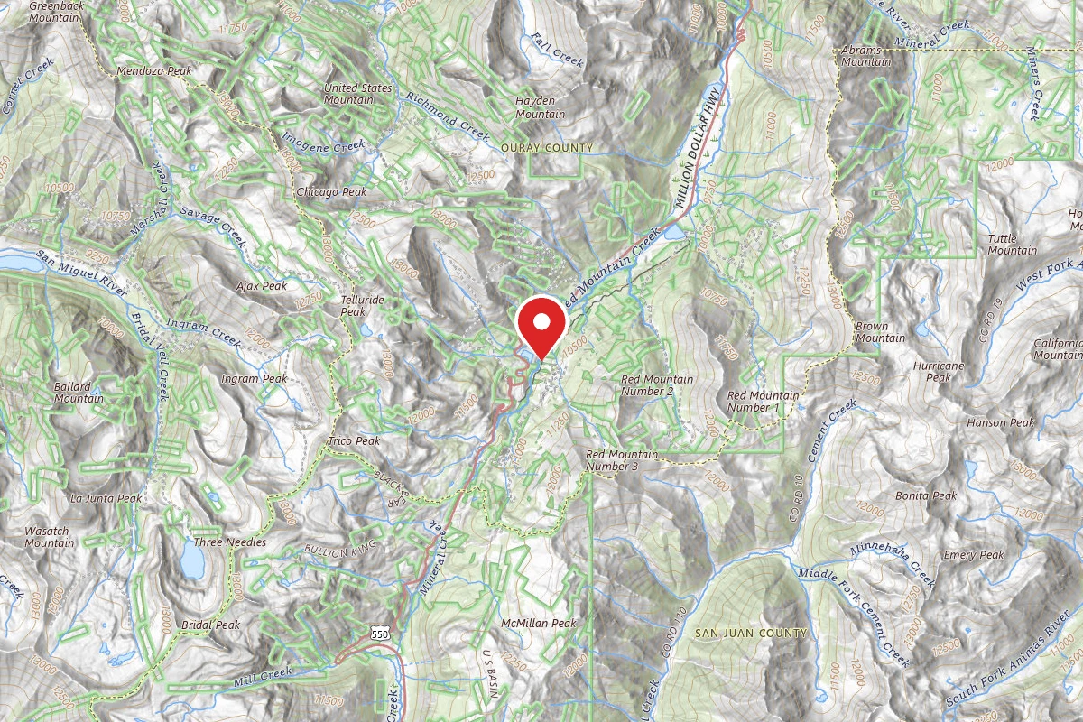 Dispersed camp site