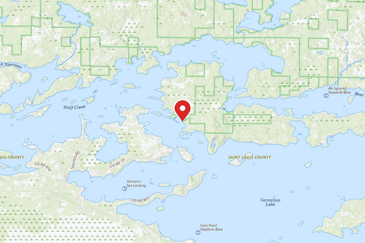 Dispersed Site near 47.8854, -92.3595