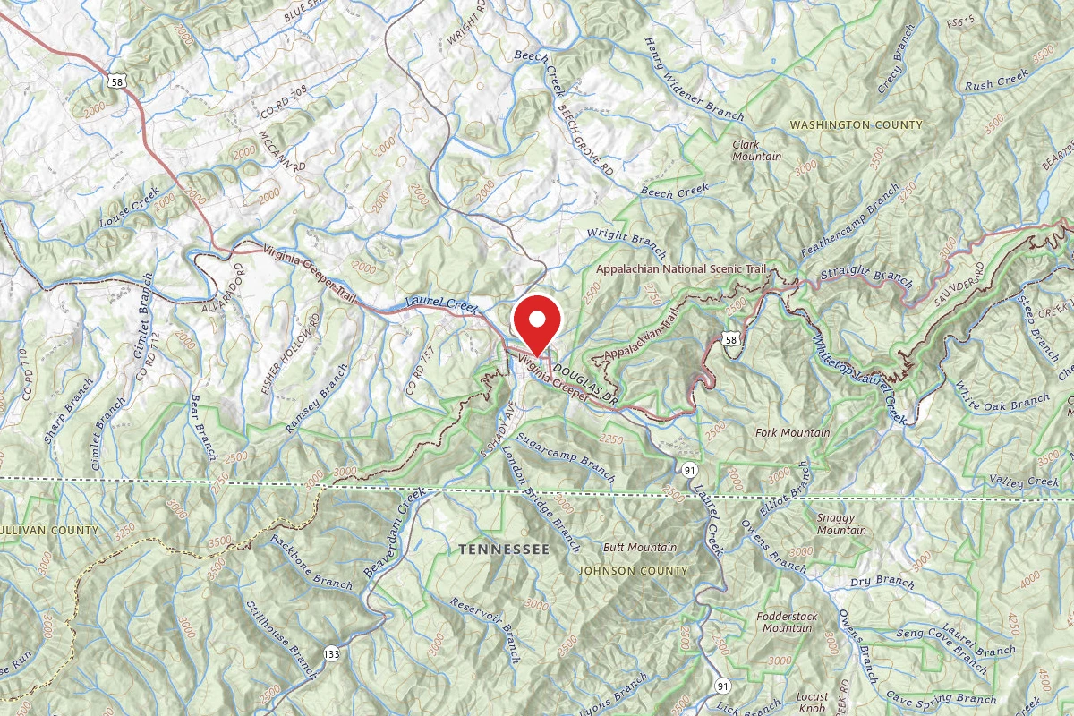 Jefferson NF Dispersed - Damascus