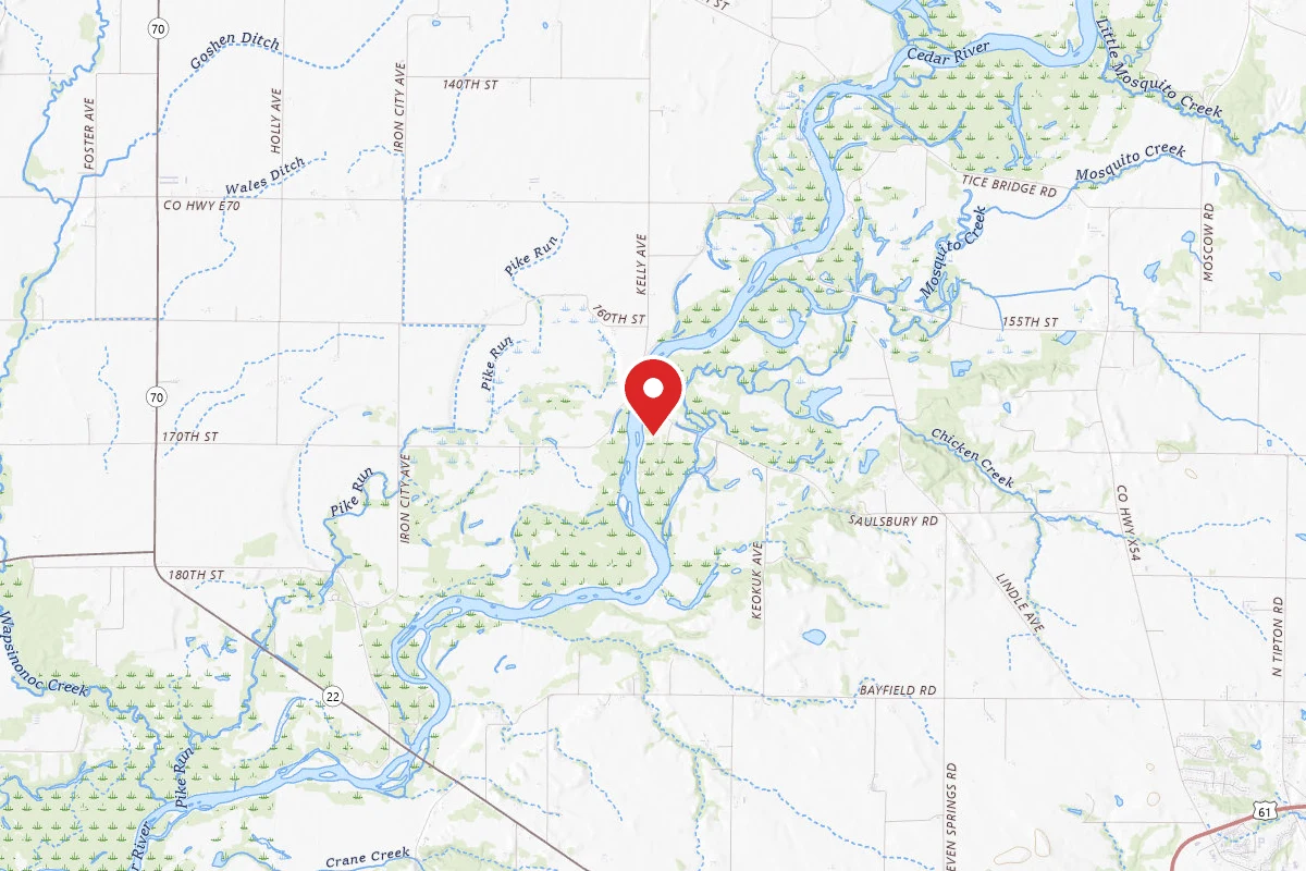 Saulsbury Bridge Rec Area - Cedar River Campground