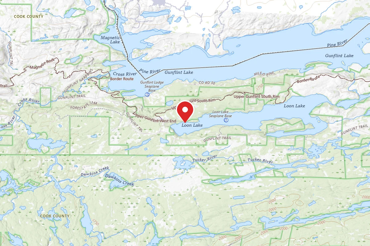 Loon Lake camp site