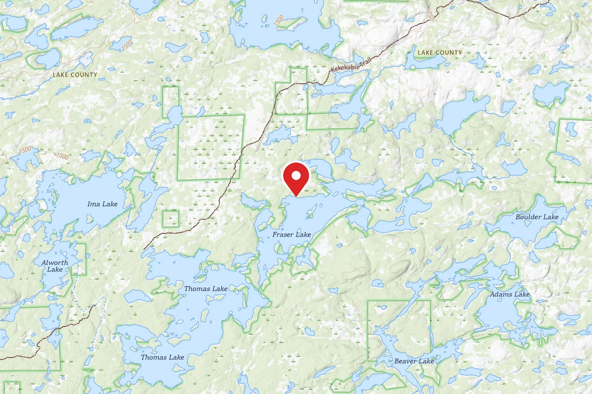 Dispersed Site near 48.0175, -91.2000