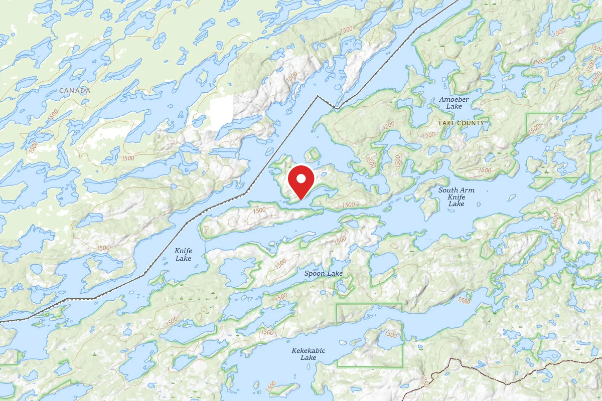 Dispersed Site near 48.1012, -91.1959