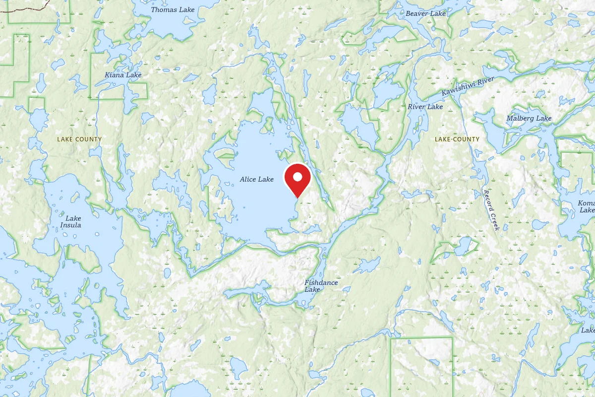 Dispersed Site near 47.9364, -91.2033