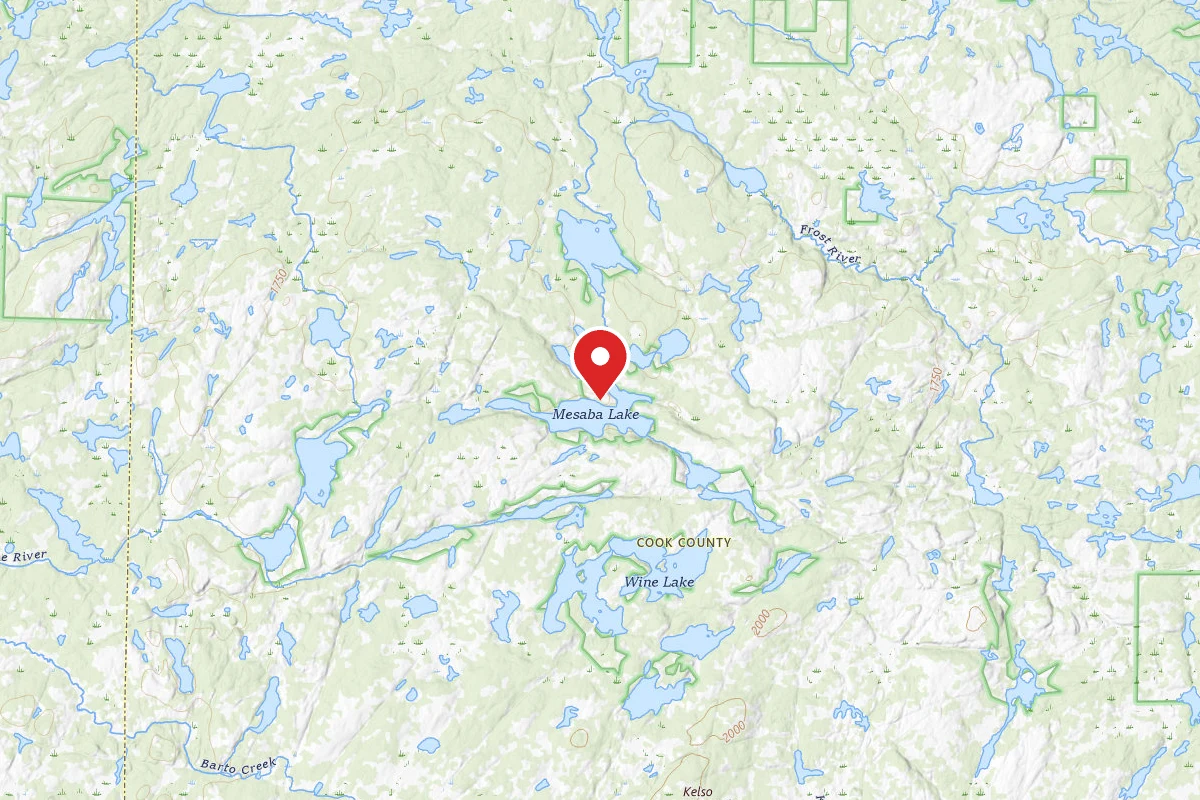 Dispersed Site near 47.9665, -90.9450