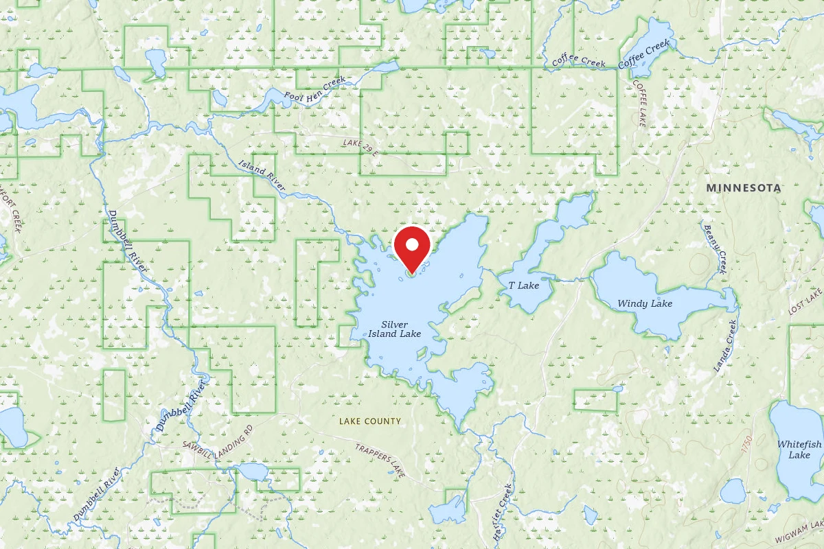 Dispersed Site near 47.7395, -91.1376