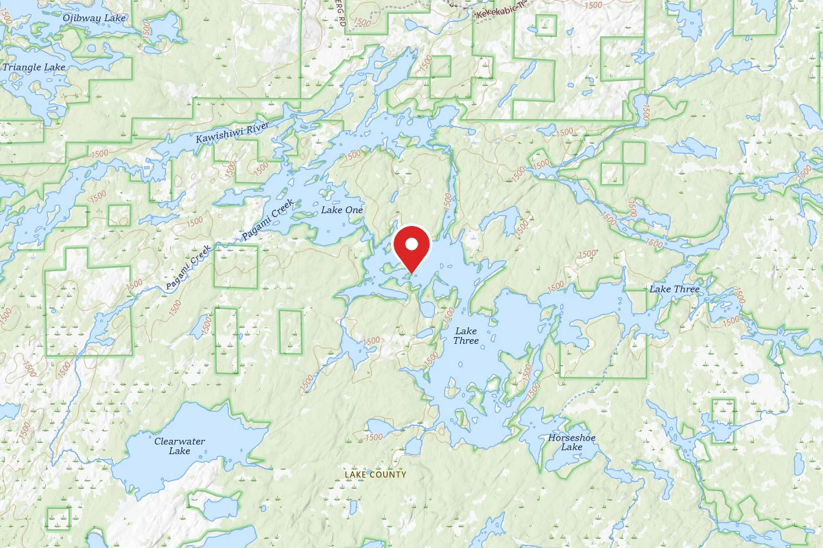 Dispersed Site near 47.9055, -91.4634