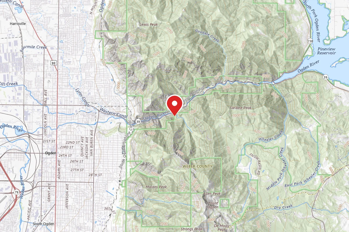 Dispersed Site near 41.2394, -111.9007
