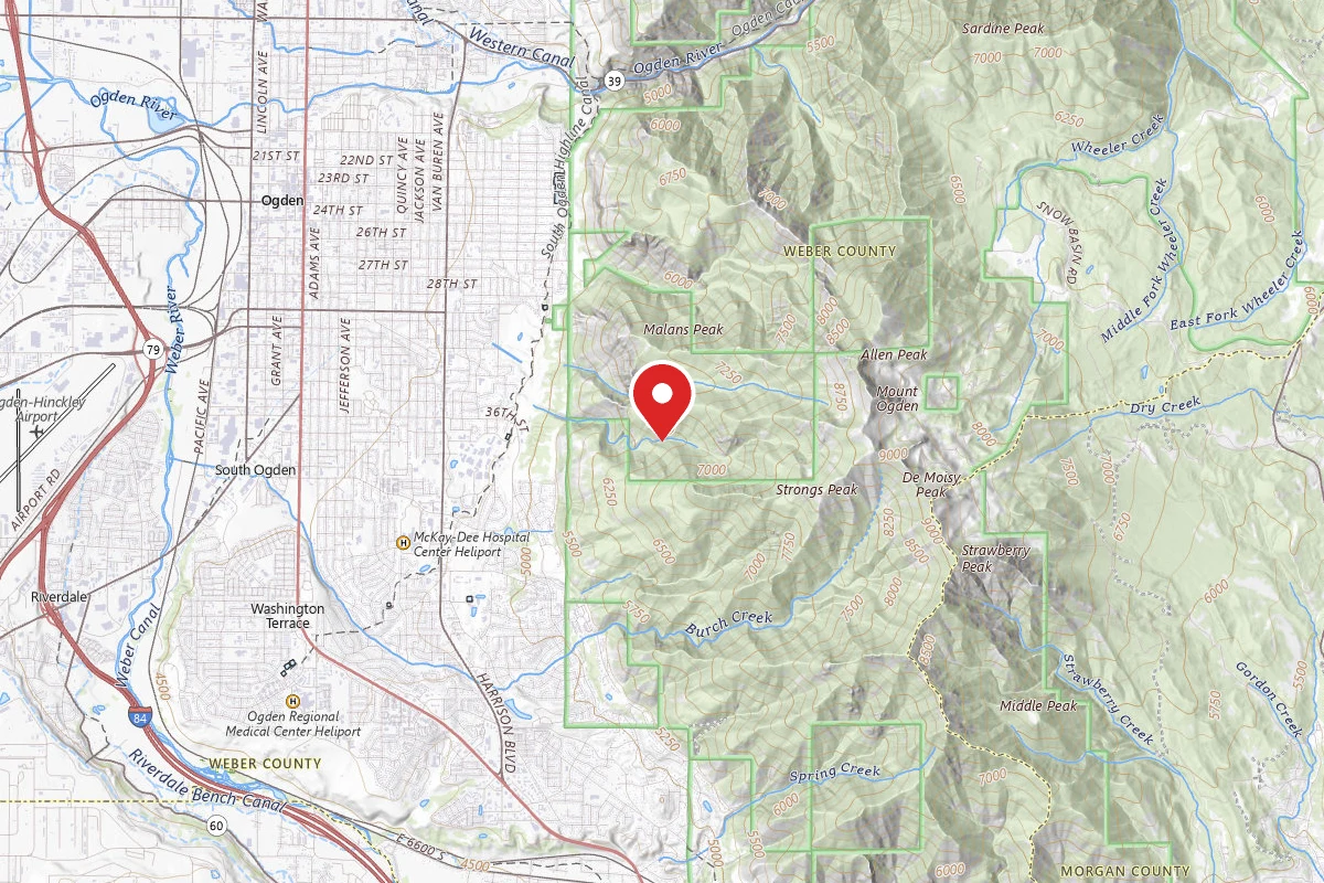 Dispersed Site near 41.1948, -111.9147