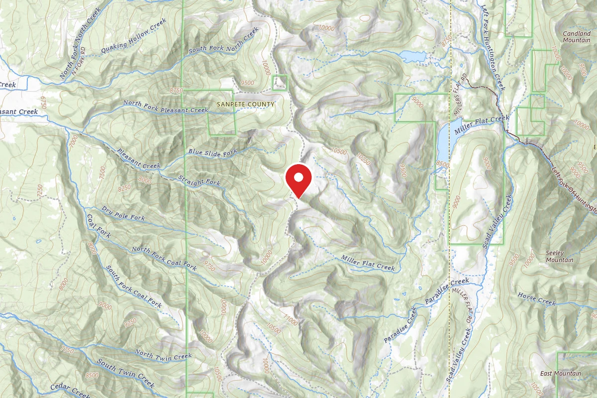 Dispersed Site near 39.5227, -111.2998