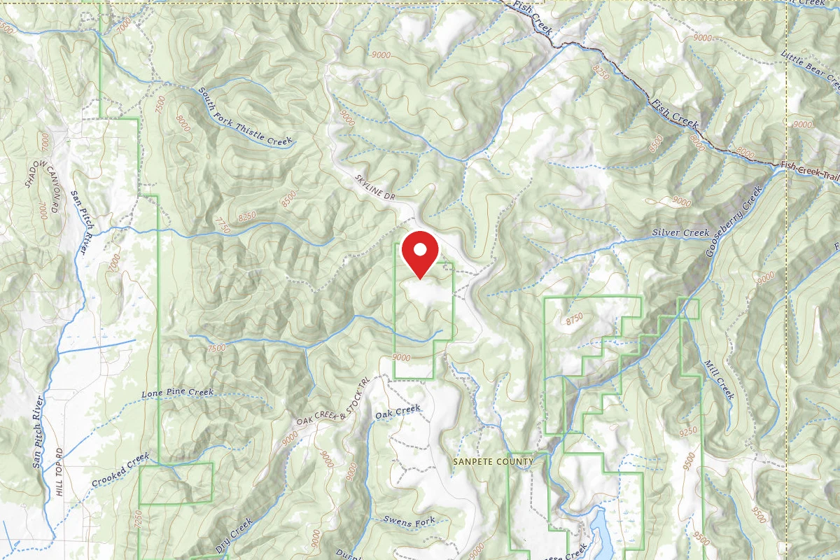 Dispersed Site near 39.7602, -111.3373