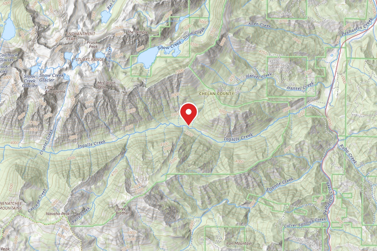 Dispersed Site near 47.4565, -120.7355