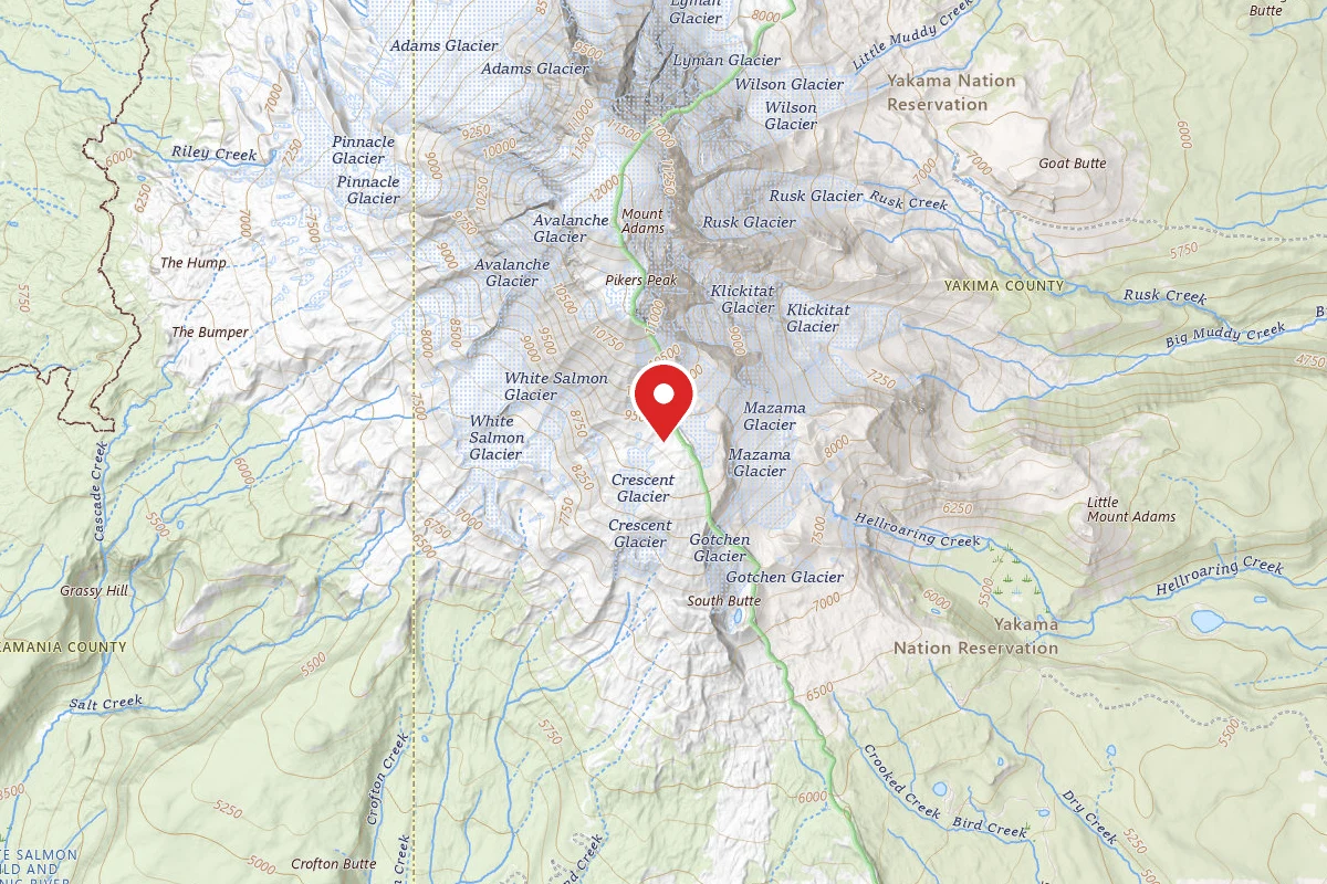 Dispersed Site near 46.1786, -121.4835