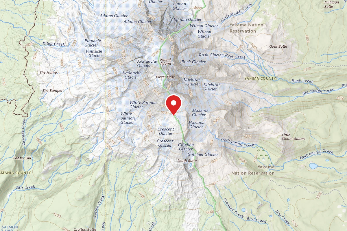 Dispersed Site near 46.1802, -121.4823