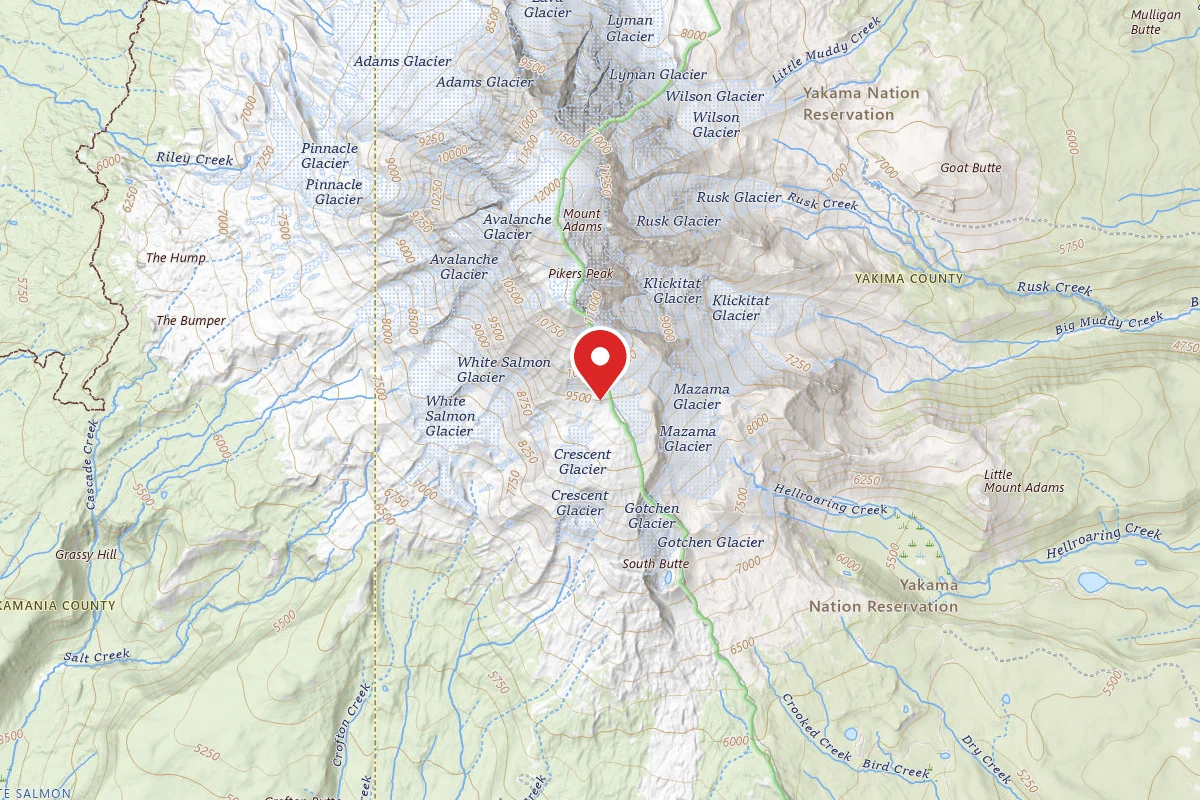 Dispersed Site near 46.1810, -121.4836