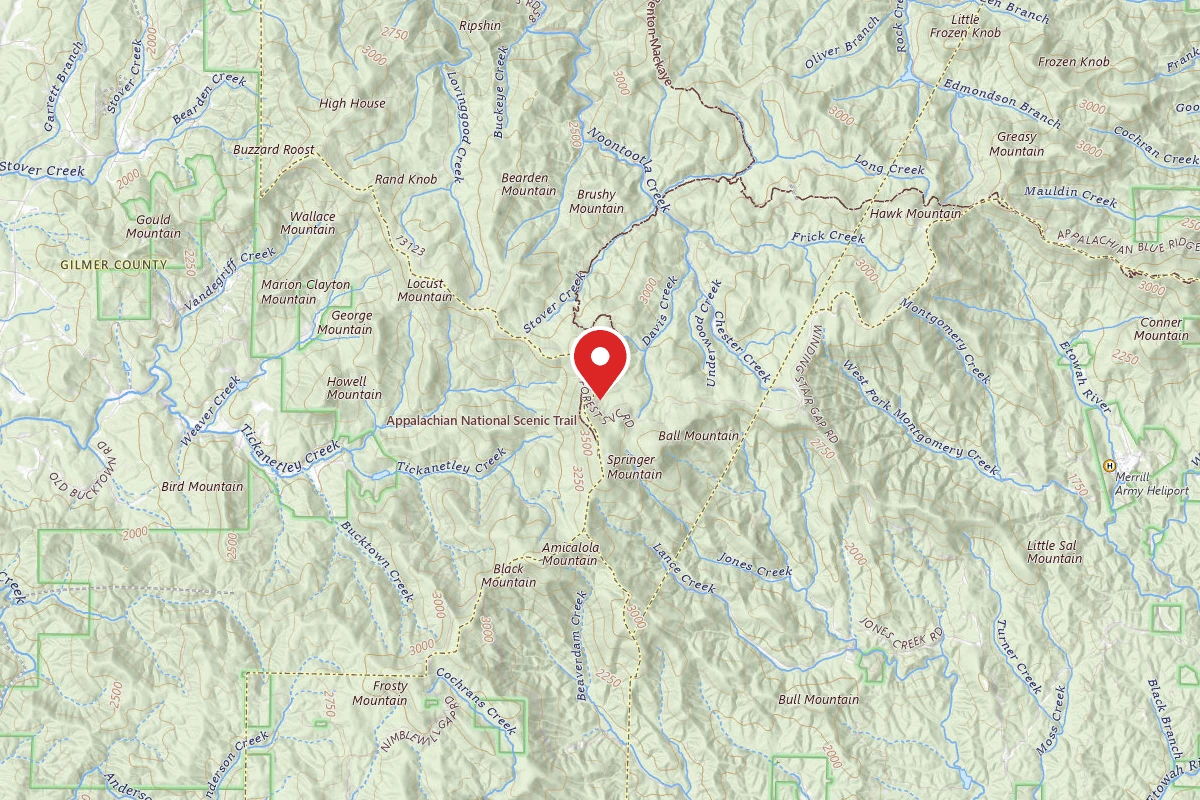 Chattahoochee NF - Springer Mountain Area