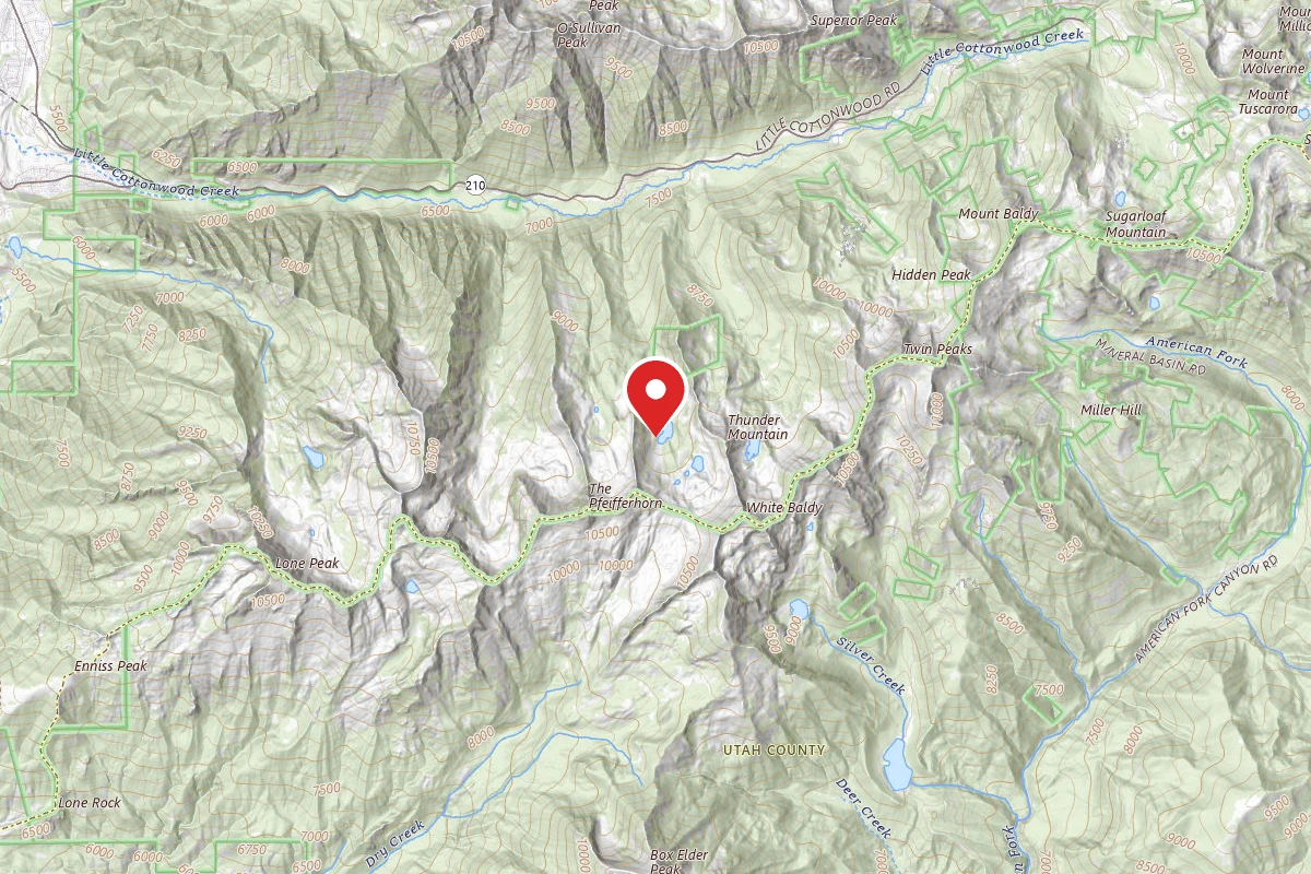 Dispersed Site near 40.5424, -111.6951