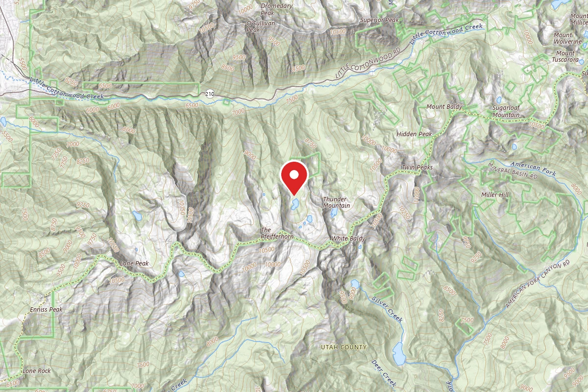 Dispersed Site near 40.5453, -111.6939