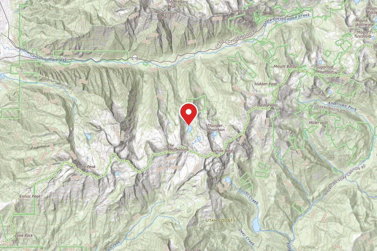 Dispersed Site near 40.5445, -111.6941