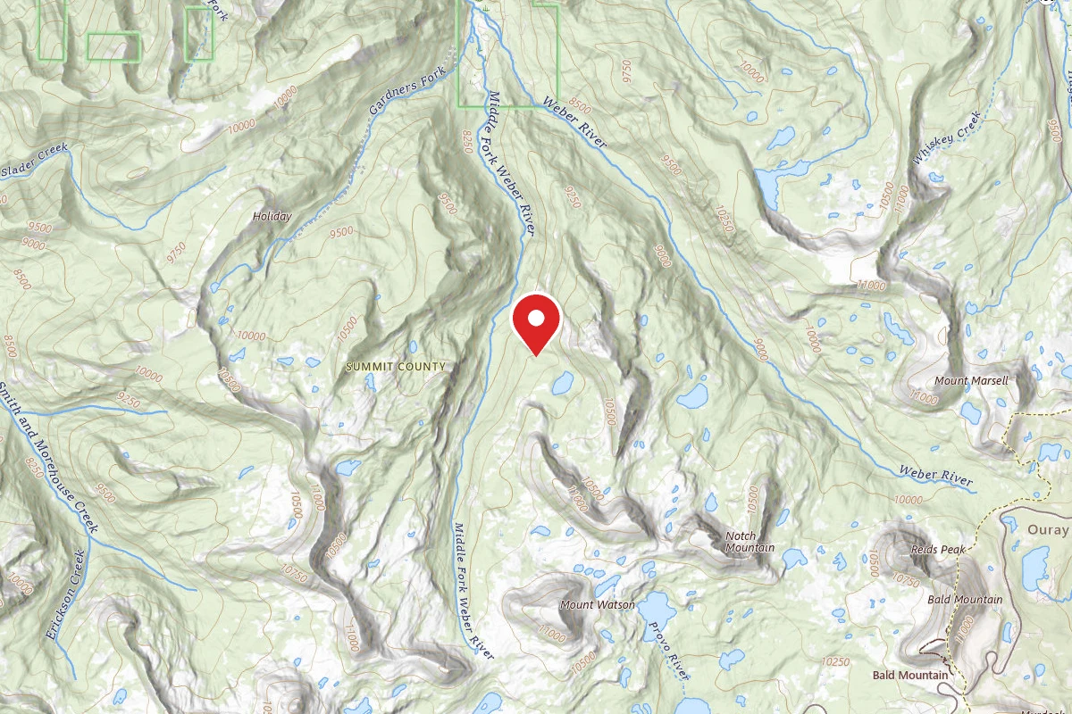 Dispersed Site near 40.7354, -110.9840