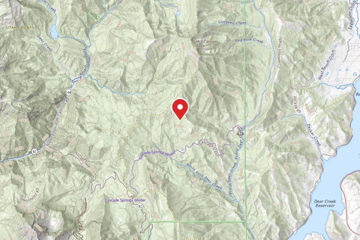 Dispersed Site near 40.4647, -111.5850